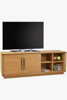Retro TV-Kommode Eiche Lissabon 185 cm naturholz